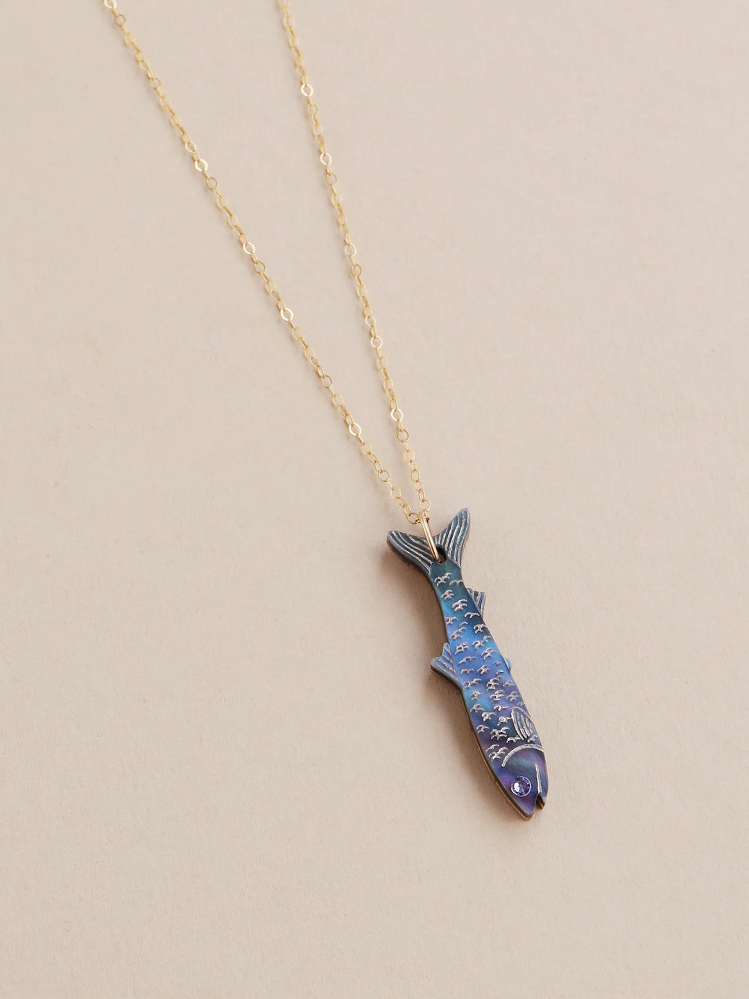 Wolf &amp; Moon - Collier Anchois