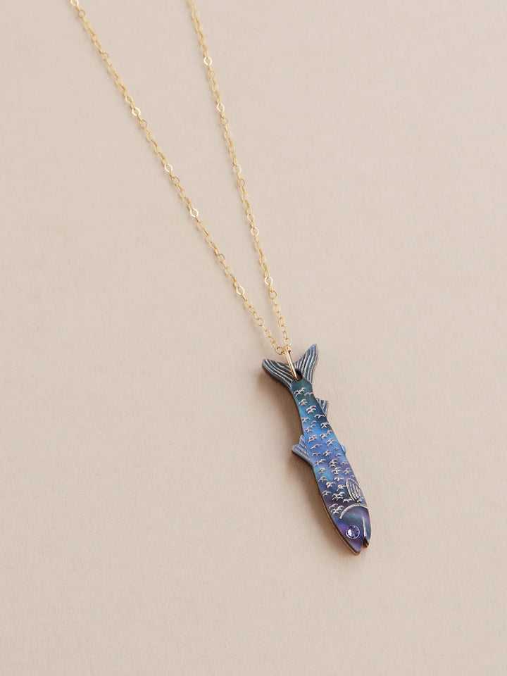 Wolf &amp; Moon - Collier Anchois