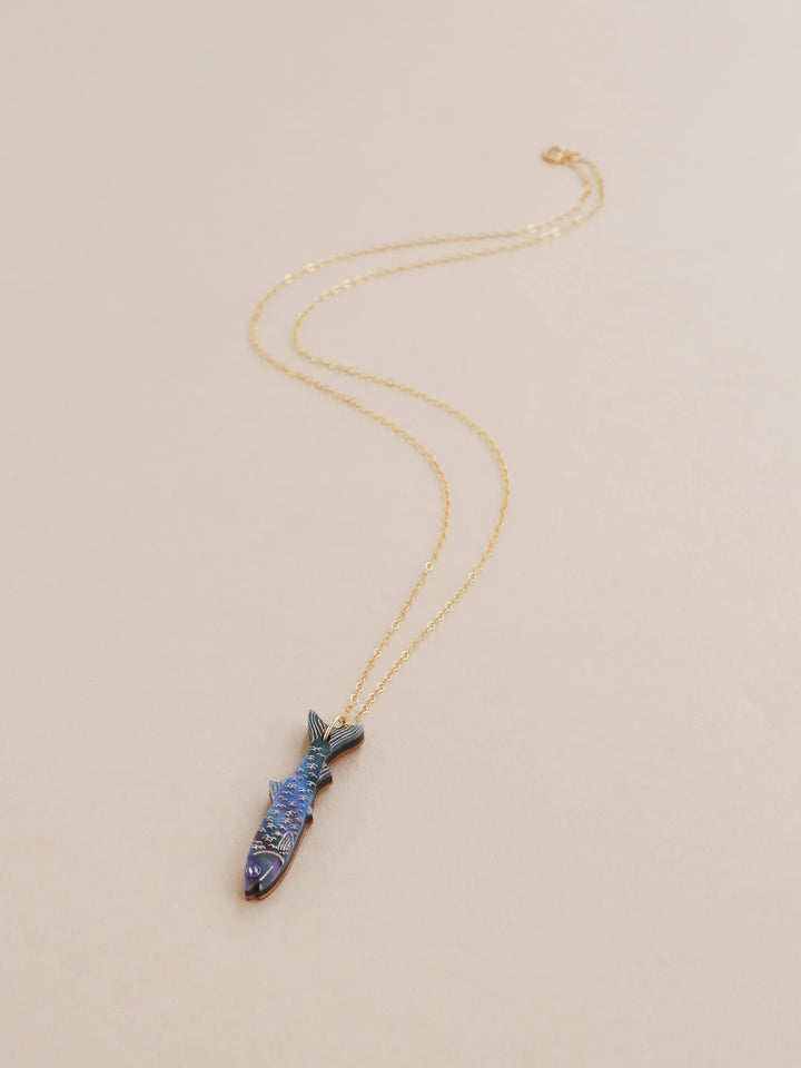 Wolf &amp; Moon - Collier Anchois