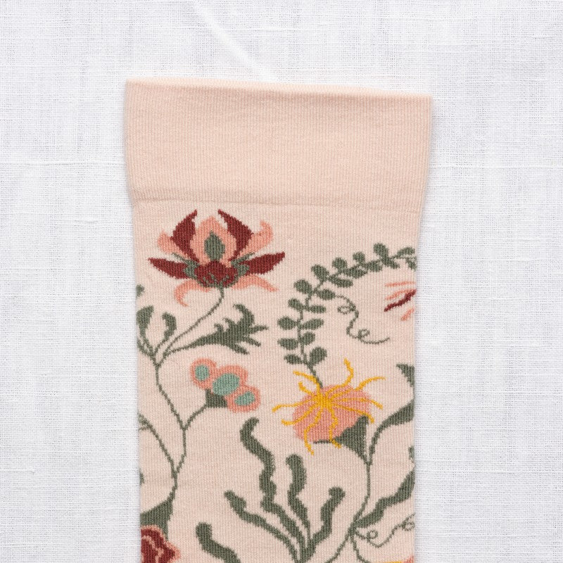 Bonne Maison - RV701 Pink Floral Sock