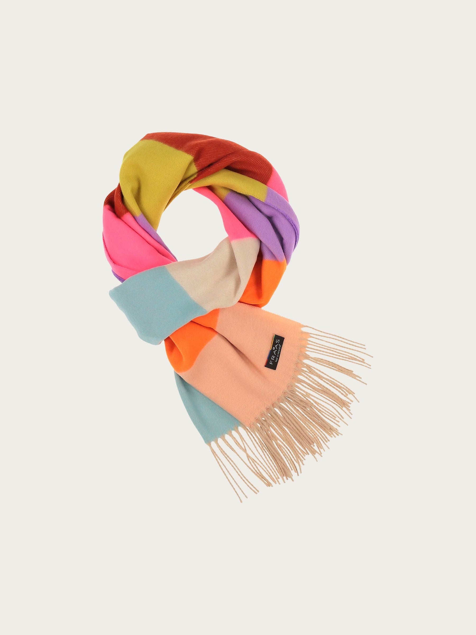 STRIPED CASHMINK SCARF - Multicolor