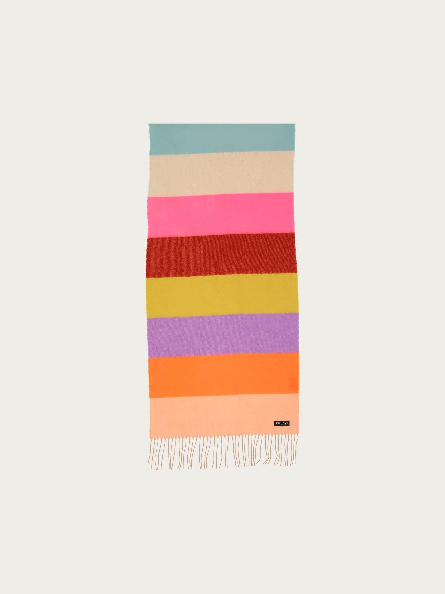 STRIPED CASHMINK SCARF - Multicolor