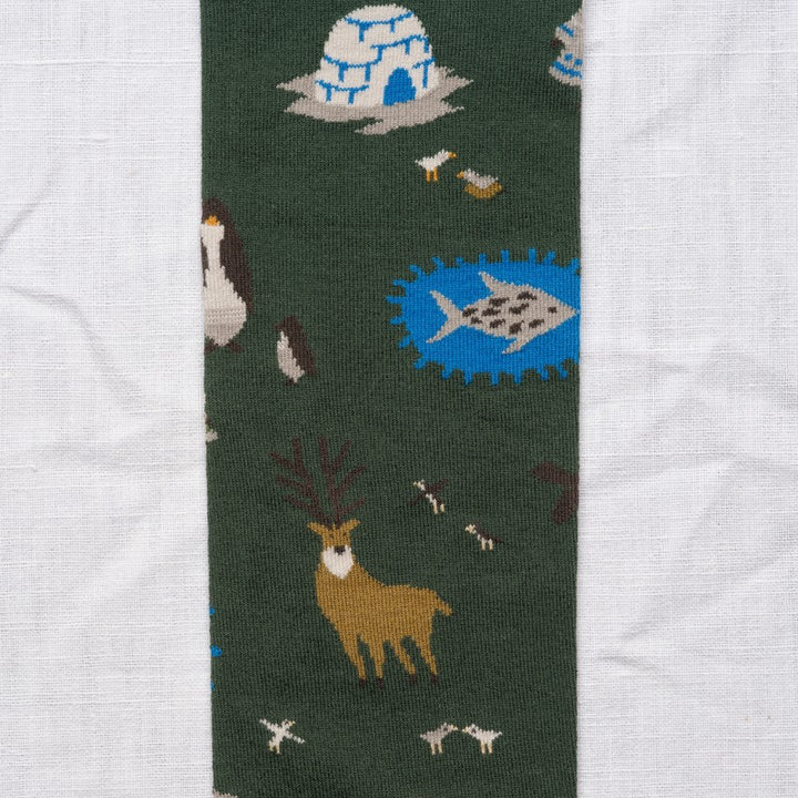 Bonne Maison - Inuit Spirit – Forest Knee-Highs