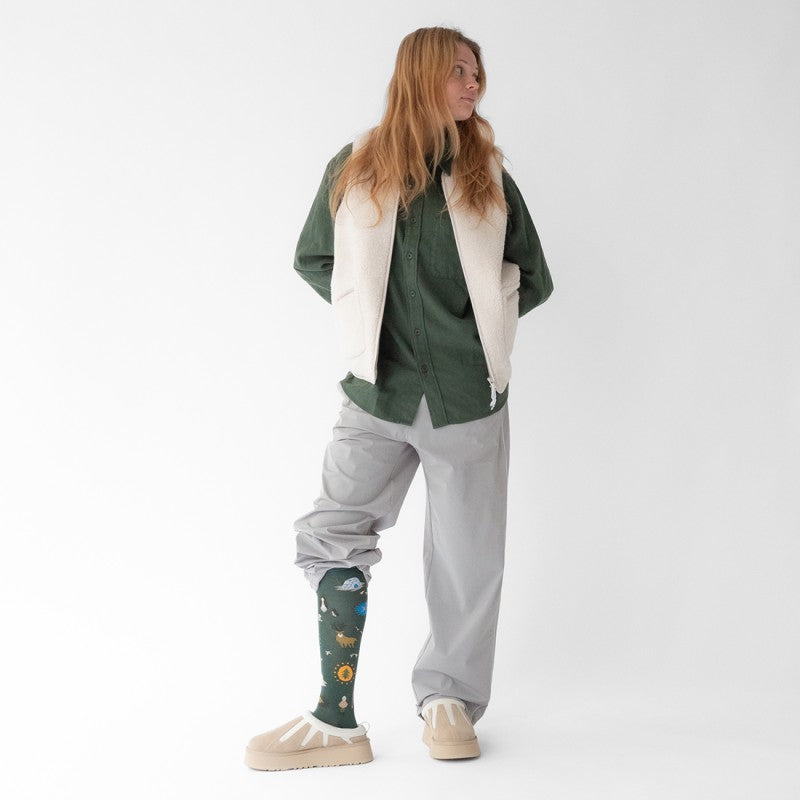 Bonne Maison - Inuit Spirit – Forest Knee-Highs