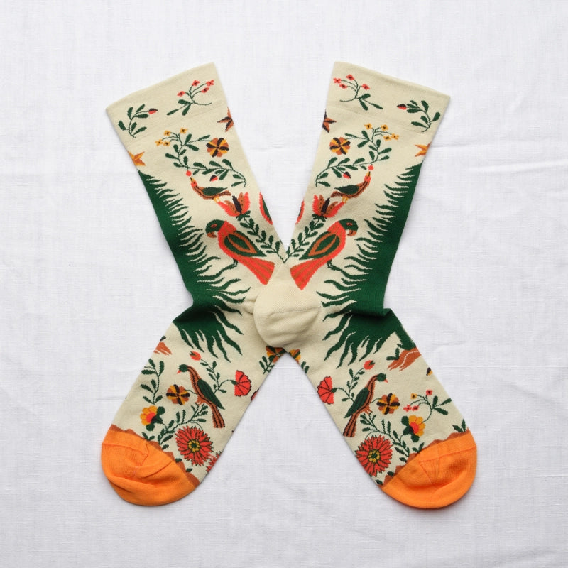 Bonne Maison - Parrot & Fir Tree Socks