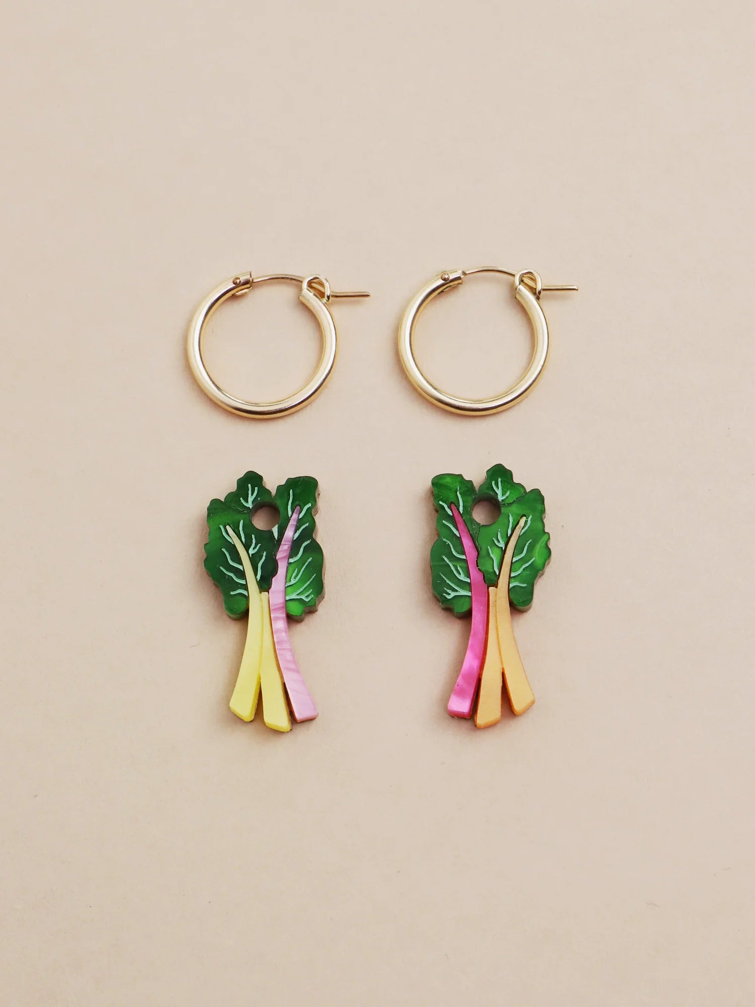 Wolf & Moon - RAINBOW CHARD HOOPS