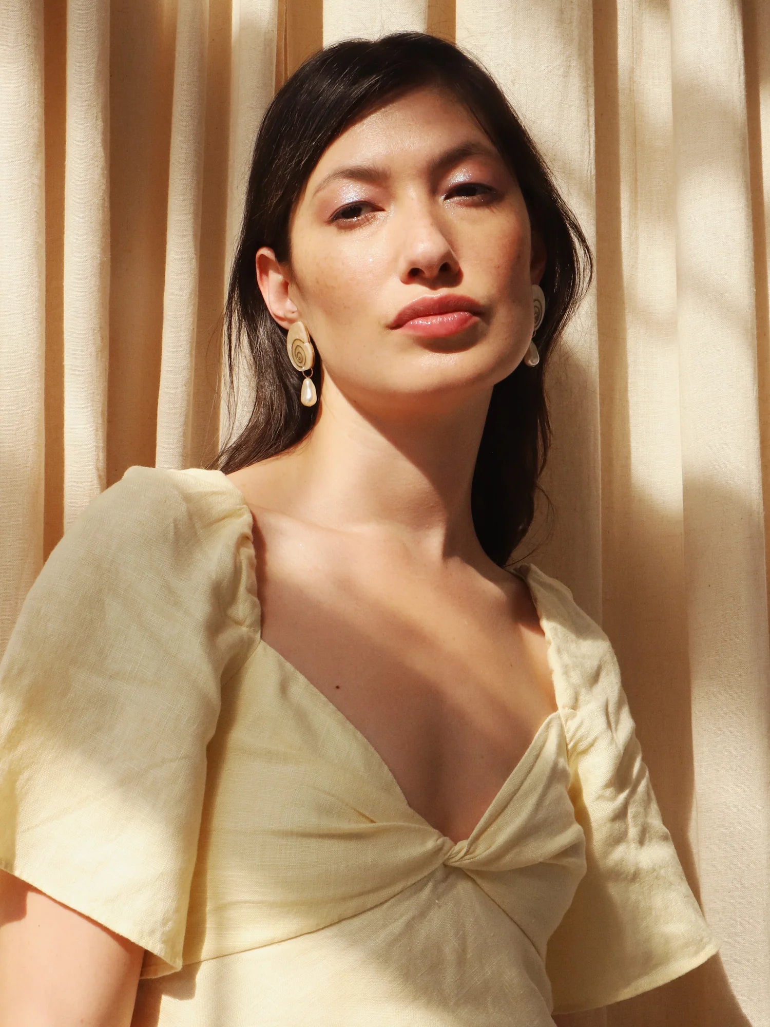 SPIRAL SHELL EARRINGS