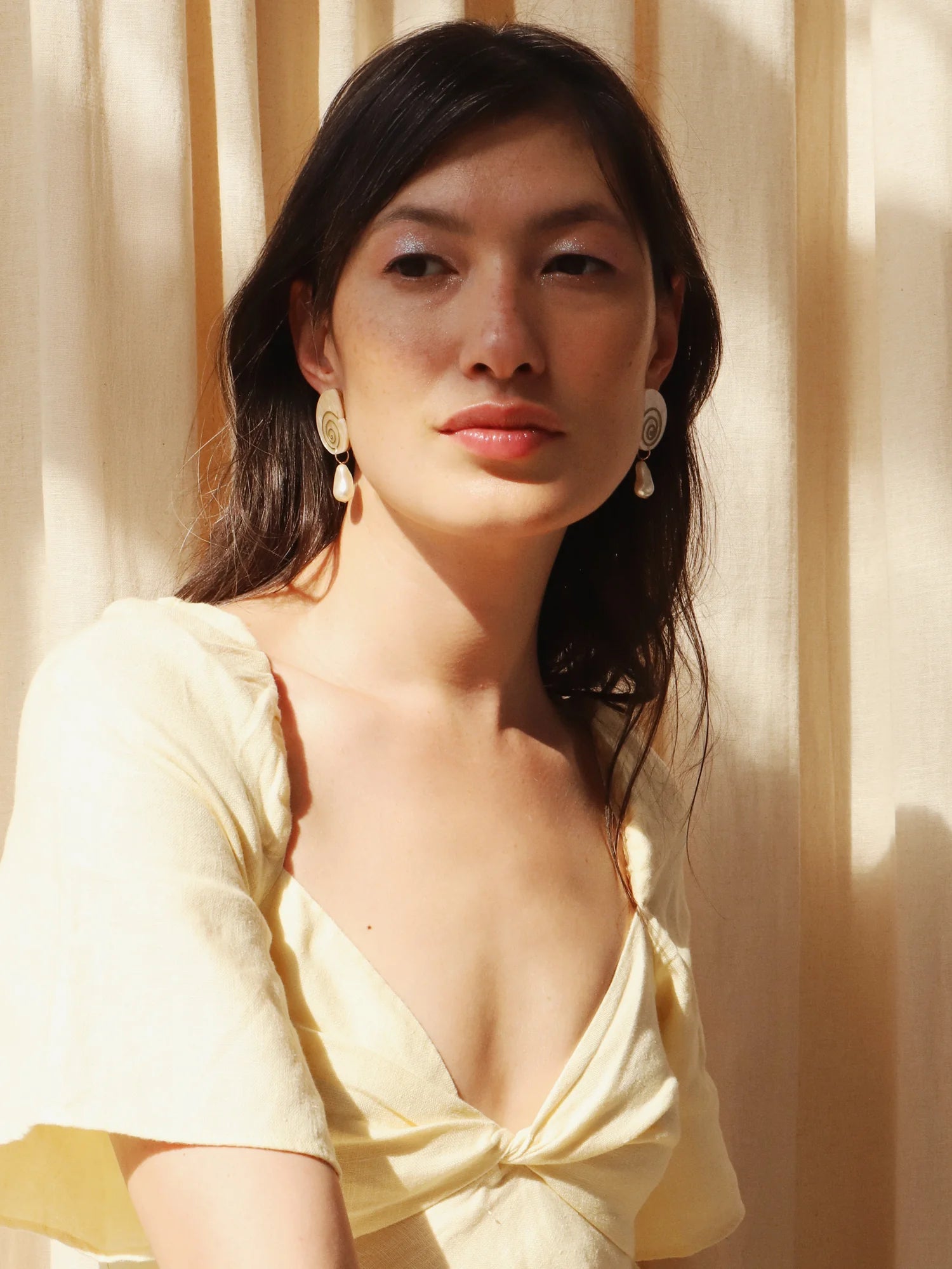 SPIRAL SHELL EARRINGS