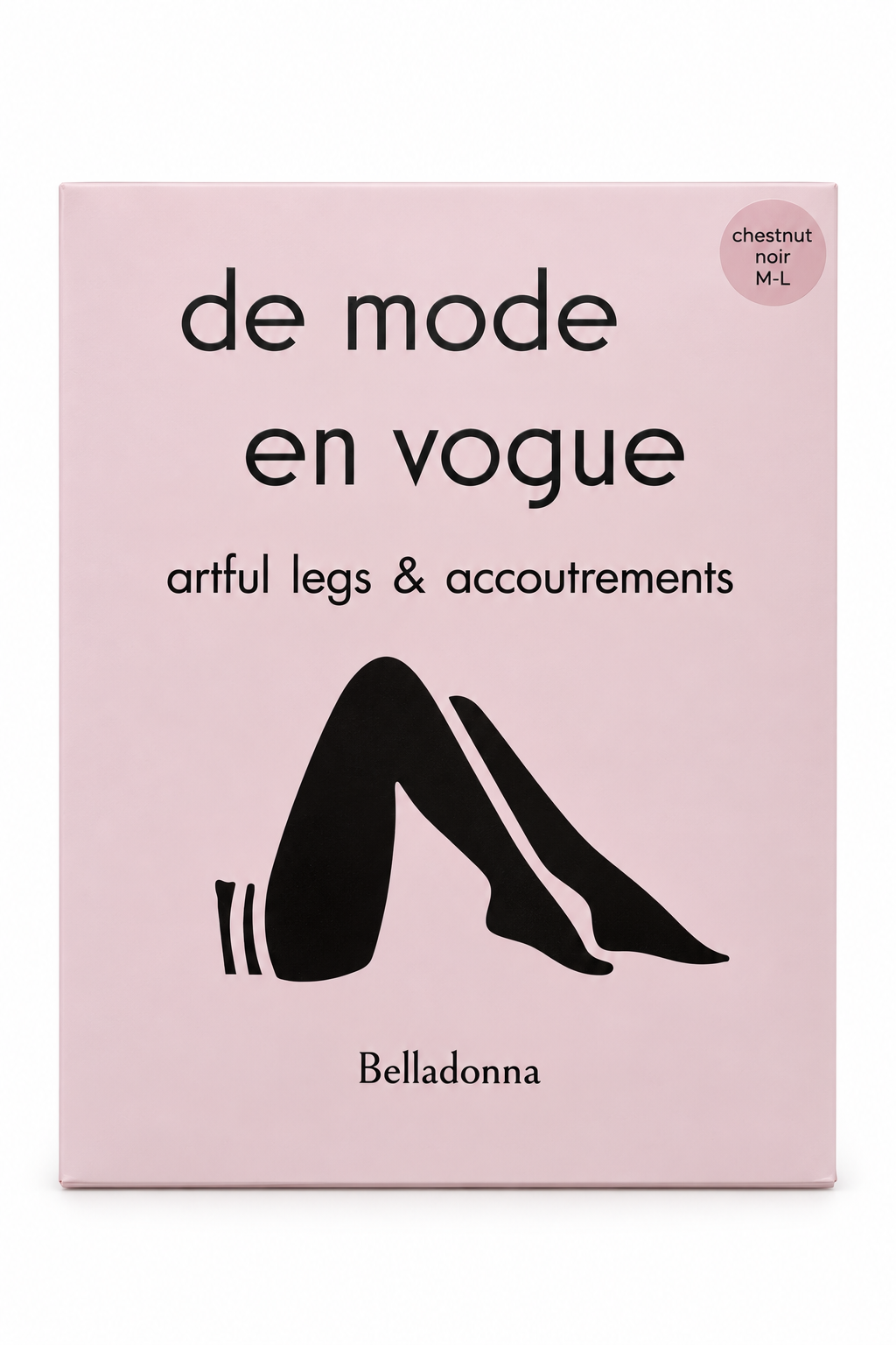 De Mode En Vogue Belladonna chestnut tights packaging on white background