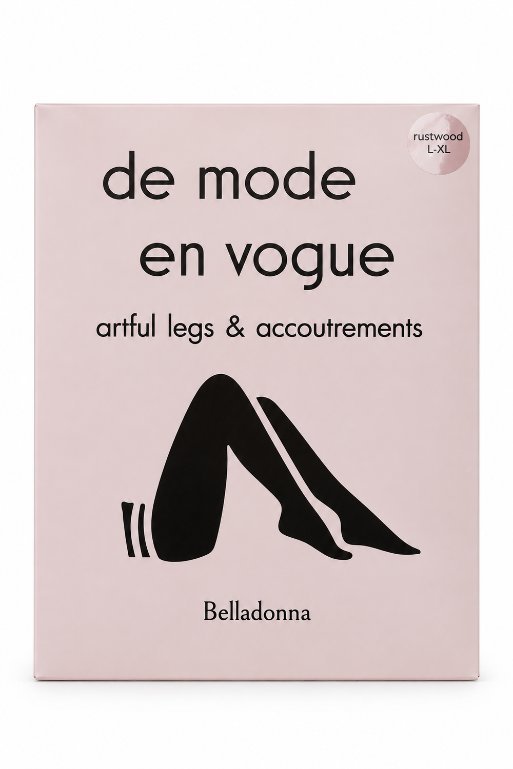 De Mode En Vogue Belladonna rustwood tights packaging on white background