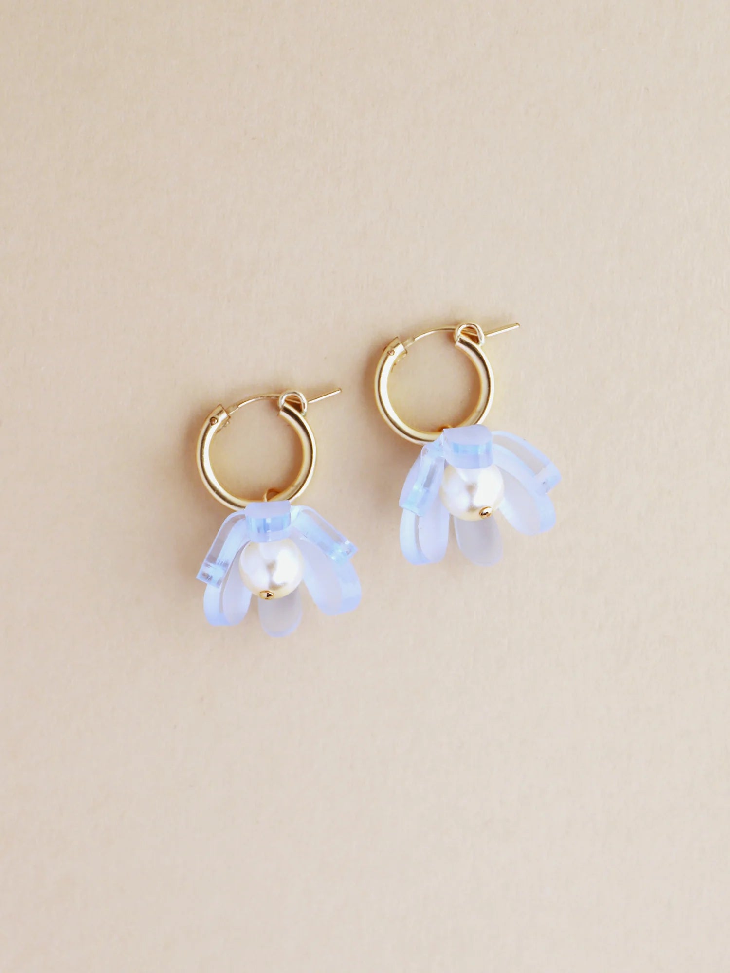 TULIP HOOPS IN BLUE