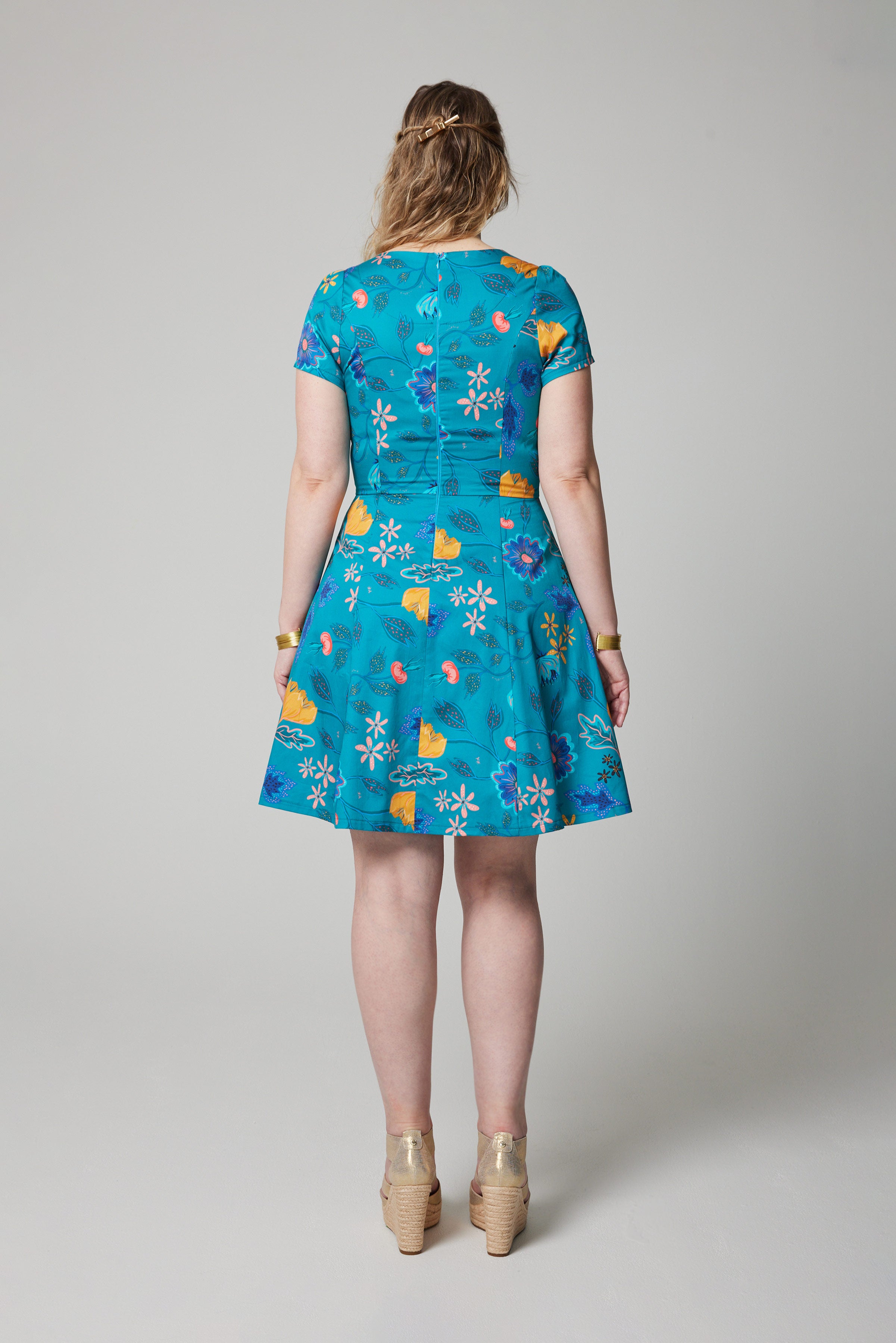 Ella Dress - Rosehip Turquoise