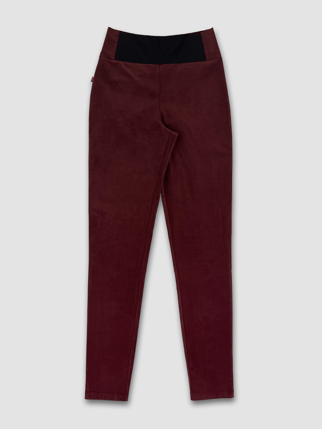 Slim-fit Velvet Corduroy Pants - Wine
