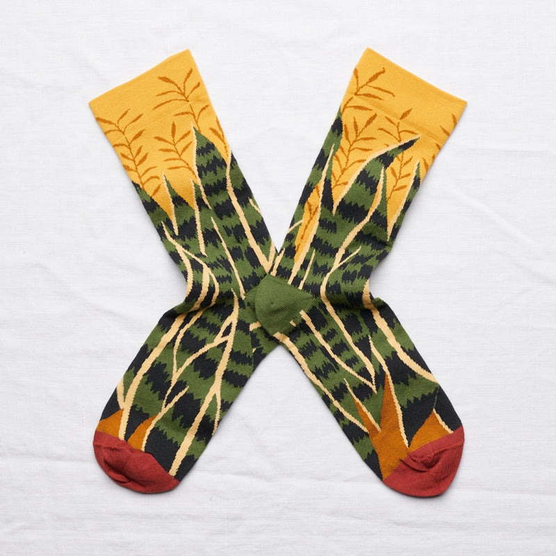Chaussettes Feuille Bouton d'Or - Buttercup Leaf Socks